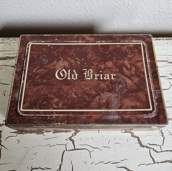 old briar Other - Vintage Antique Old Briar Smoking Tobacco Canister